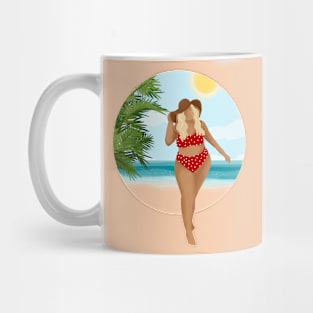 Girl On The Beach 8 Mug